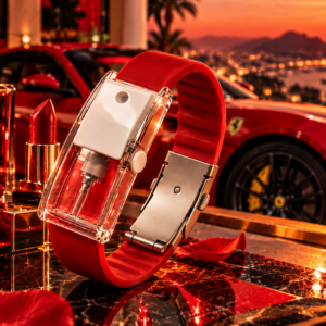 ruby wrist perfume amidst luxury